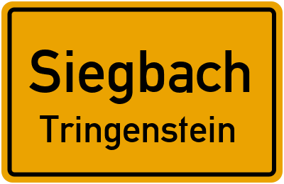 Straßenverzeichnis Siegbach Tringenstein