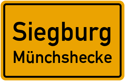 Straßenverzeichnis Siegburg Münchshecke