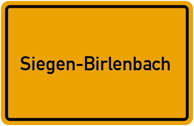 Branchenbuch Siegen-Birlenbach, Nordrhein-Westfalen