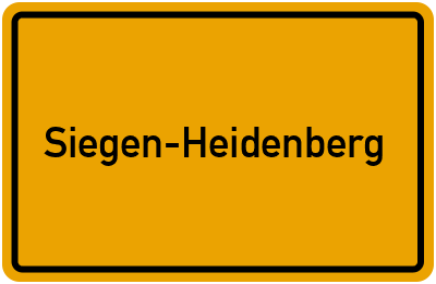 Branchenbuch Siegen-Heidenberg, Nordrhein-Westfalen