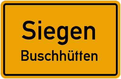 Straßenverzeichnis Siegen Buschhütten