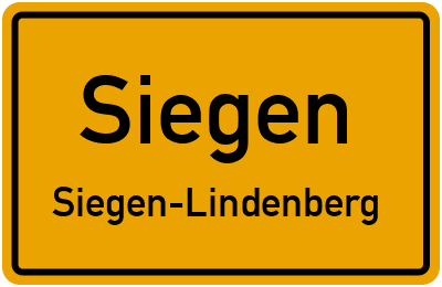Straßenverzeichnis Siegen Siegen-Lindenberg