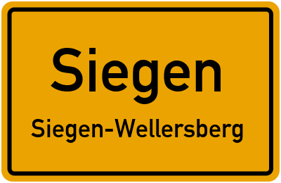 Straßenverzeichnis Siegen Siegen-Wellersberg