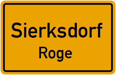 Straßenverzeichnis Sierksdorf Roge
