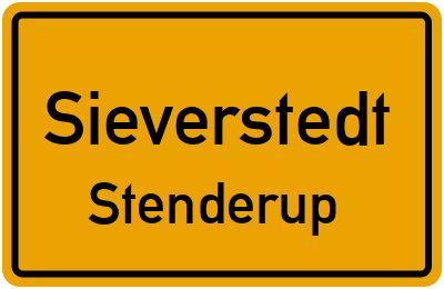 Straßenverzeichnis Sieverstedt Stenderup