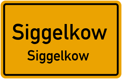 Straßenverzeichnis Siggelkow Siggelkow