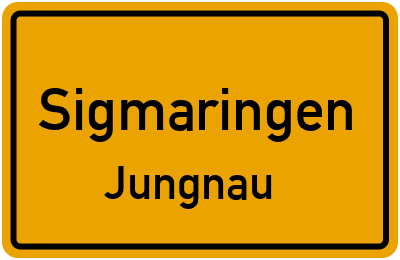 Straßenverzeichnis Sigmaringen Jungnau