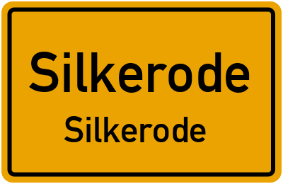 Straßenverzeichnis Silkerode Silkerode