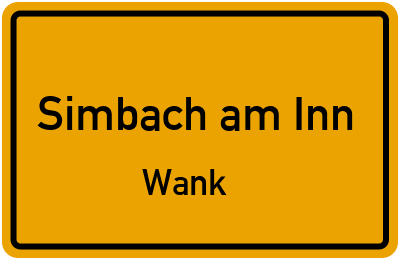 Straßenverzeichnis Simbach am Inn Wank