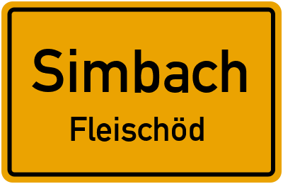 Straßenverzeichnis Simbach Fleischöd