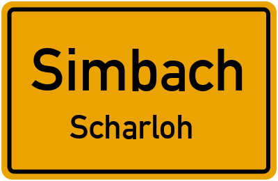 Straßenverzeichnis Simbach Scharloh