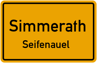 Straßenverzeichnis Simmerath Seifenauel