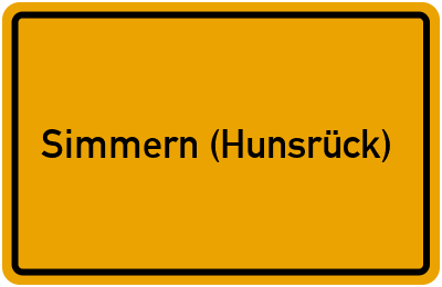 Branchenbuch Simmern (Hunsrück), Rheinland-Pfalz