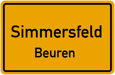 Straßenverzeichnis Simmersfeld Beuren