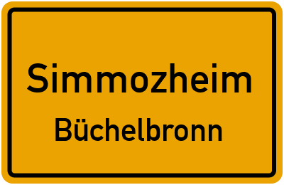 Straßenverzeichnis Simmozheim Büchelbronn