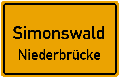Straßenverzeichnis Simonswald Niederbrücke