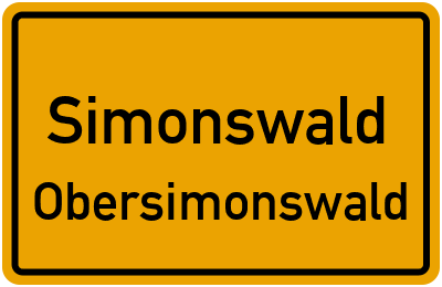 Straßenverzeichnis Simonswald Obersimonswald
