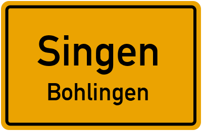 Straßenverzeichnis Singen Bohlingen