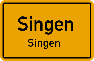Straßenverzeichnis Singen Singen