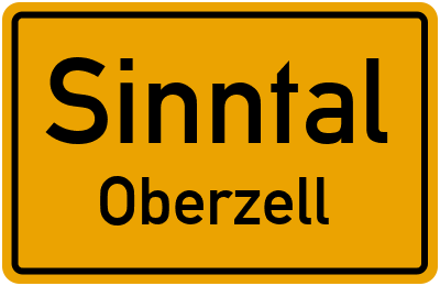 Straßenverzeichnis Sinntal Oberzell