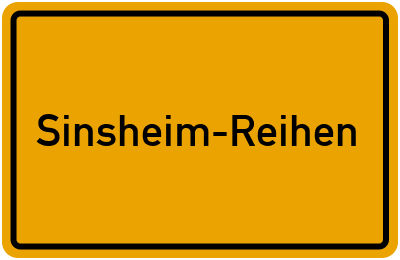 Branchenbuch Sinsheim-Reihen, Baden-Württemberg
