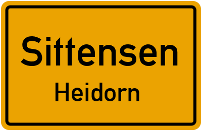 Straßenverzeichnis Sittensen Heidorn