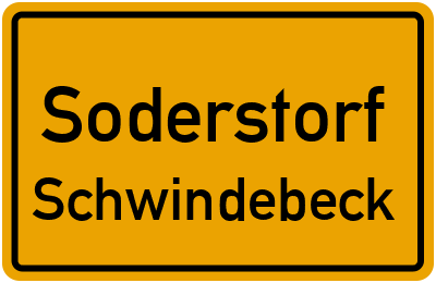 Straßenverzeichnis Soderstorf Schwindebeck