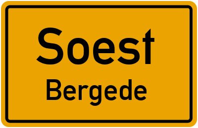 Straßenverzeichnis Soest Bergede