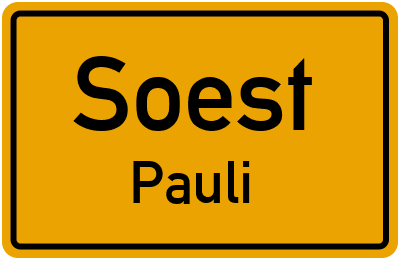 Straßenverzeichnis Soest Pauli