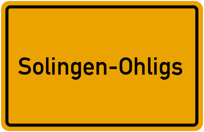 Branchenbuch Solingen-Ohligs, Nordrhein-Westfalen