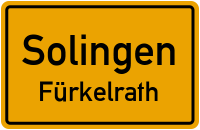Straßenverzeichnis Solingen Fürkelrath