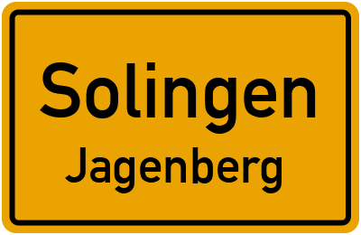 Straßenverzeichnis Solingen Jagenberg