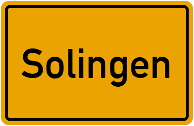 Branchenbuch Solingen, Nordrhein-Westfalen