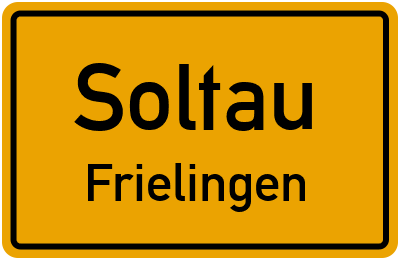 Ortsschild Soltau Frielingen