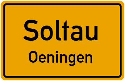 Straßenverzeichnis Soltau Oeningen