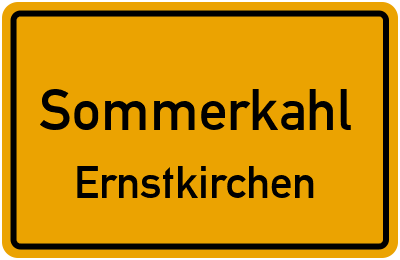 Straßenverzeichnis Sommerkahl Ernstkirchen