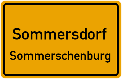Straßenverzeichnis Sommersdorf Sommerschenburg