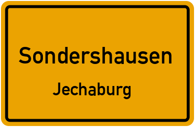 Straßenverzeichnis Sondershausen Jechaburg