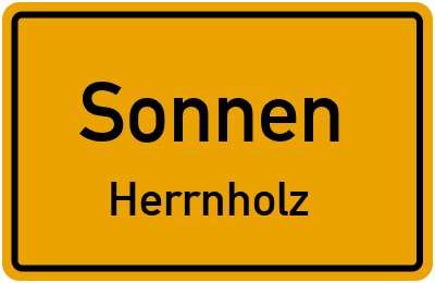 Straßenverzeichnis Sonnen Herrnholz