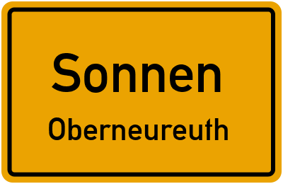 Straßenverzeichnis Sonnen Oberneureuth