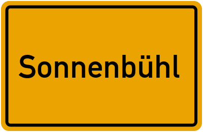 Branchenbuch Sonnenbühl, Baden-Württemberg