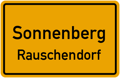Straßenverzeichnis Sonnenberg Rauschendorf