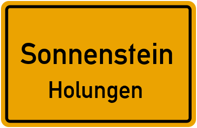 Straßenverzeichnis Sonnenstein Holungen