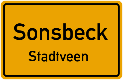 Straßenverzeichnis Sonsbeck Stadtveen