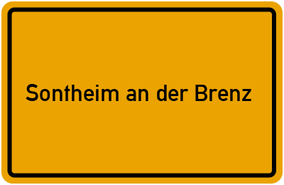 Sontheim an der Brenz in Baden-Württemberg