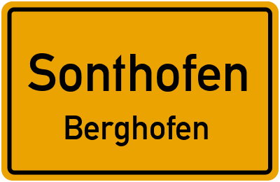 Straßenverzeichnis Sonthofen Berghofen