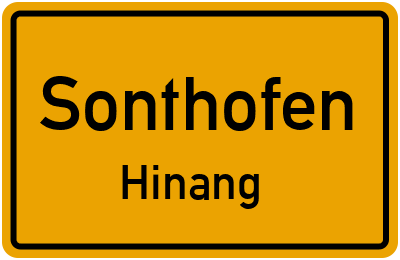 Straßenverzeichnis Sonthofen Hinang