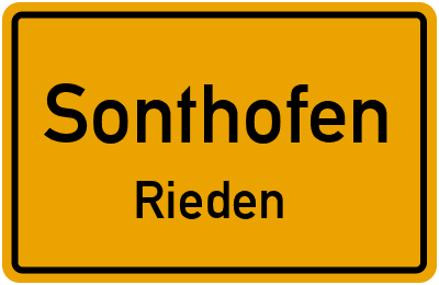Straßenverzeichnis Sonthofen Rieden
