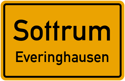 Straßenverzeichnis Sottrum Everinghausen