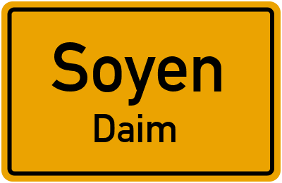 Straßenverzeichnis Soyen Daim